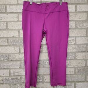 Prana Women's Cropped Leggings Vibrant Fuchsia Size Large